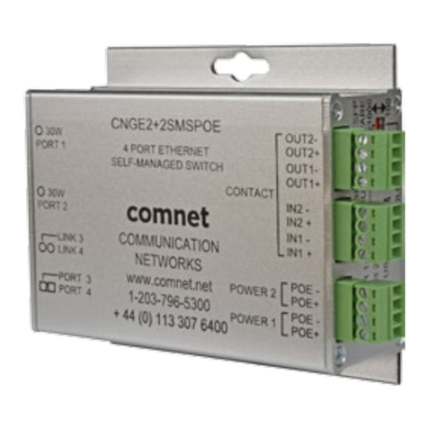 Comnet CNGE2+2SMS Installation and operation manual
