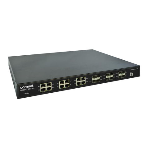 Comnet CNGE24FX12TX12MSPOE User manual