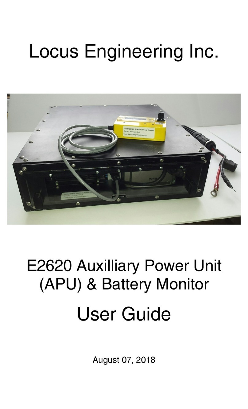 Locus Engineering E2620 User manual