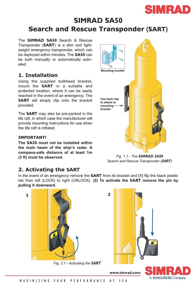 Simrad SA50 instructions