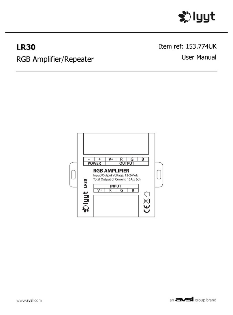 Lyyt LR30 user manual