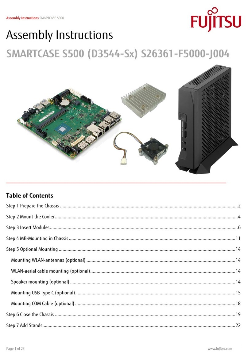 Fujitsu SMARTCASE S500 Assembly instructions
