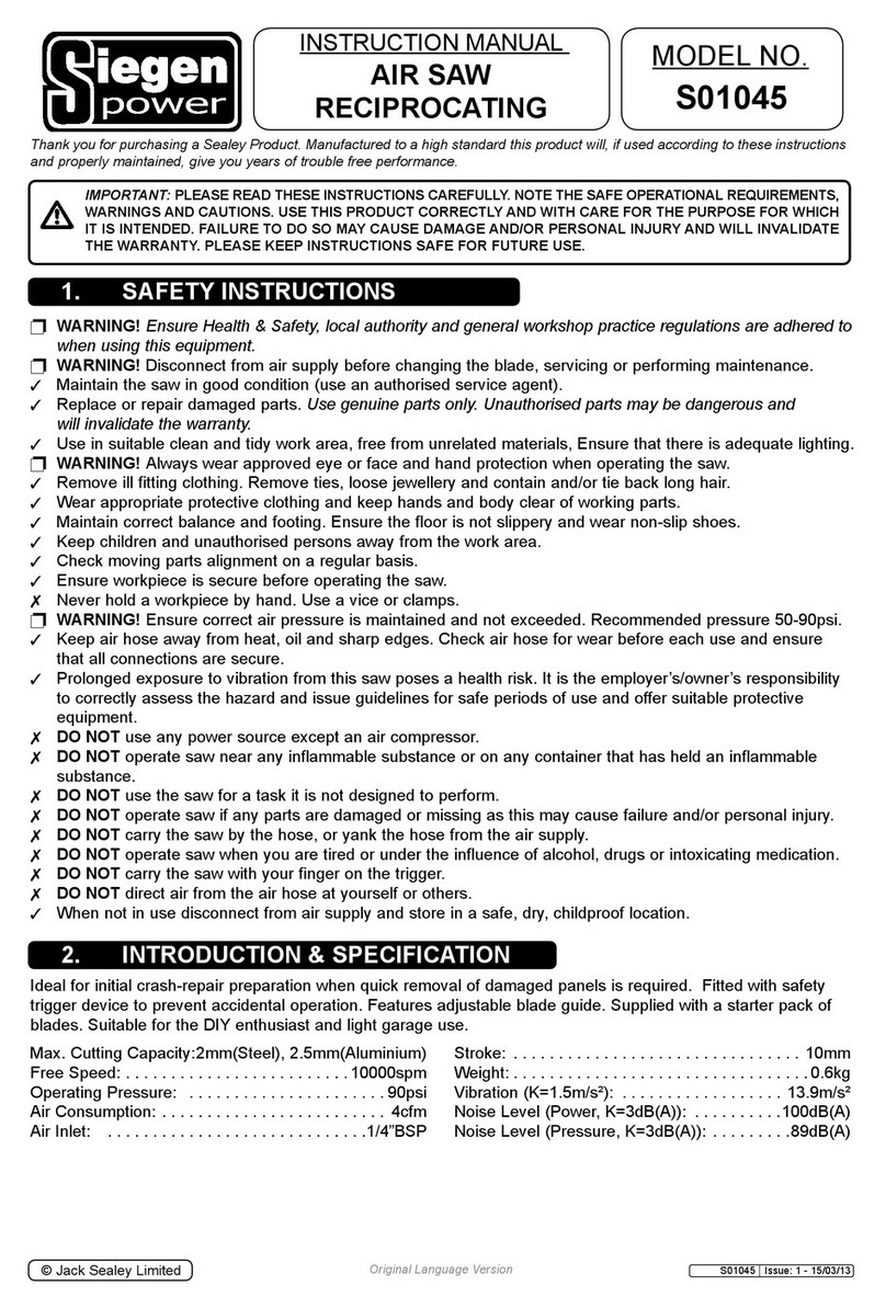 siegen power S01045 instruction manual
