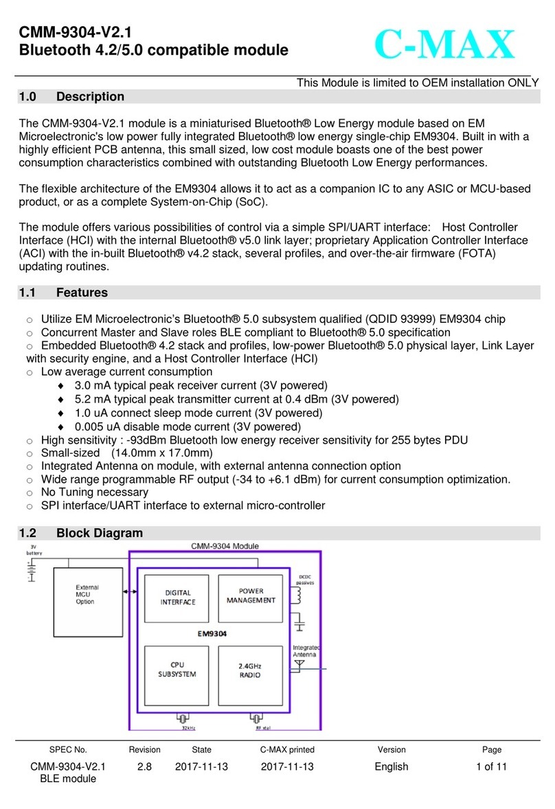 C-Max CMM-9304-V2.1 manual