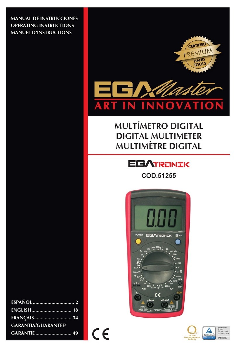 EGAmaster EGAtronik 51255 operating instructions