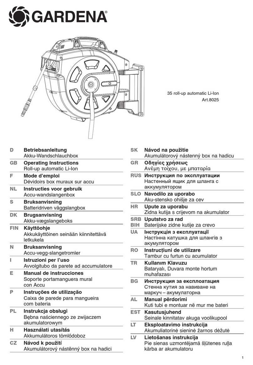 Gardena 35 operating instructions
