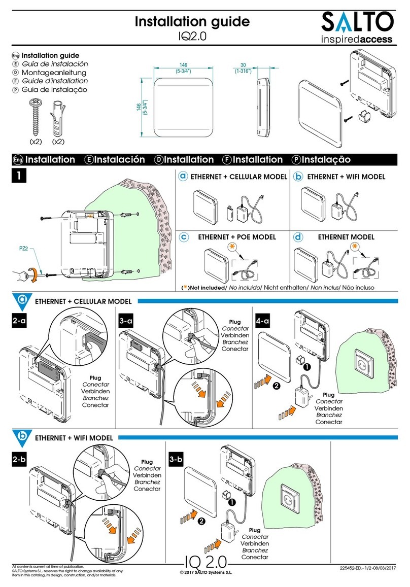 Salto IQ2.0 installation guide