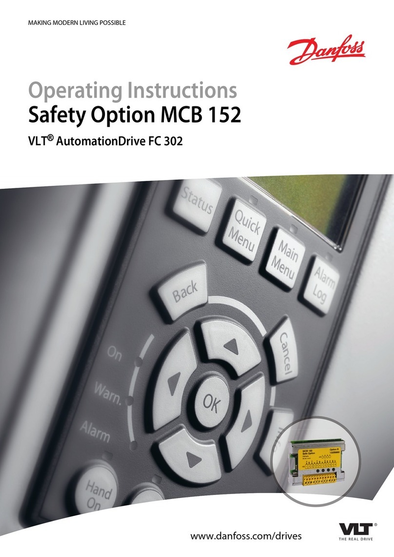 Danfoss MCB 152 operating instructions