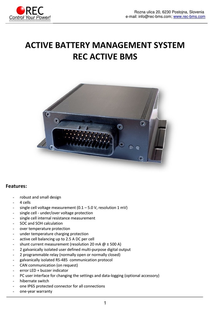 REC ACTIVE BMS 4S manual