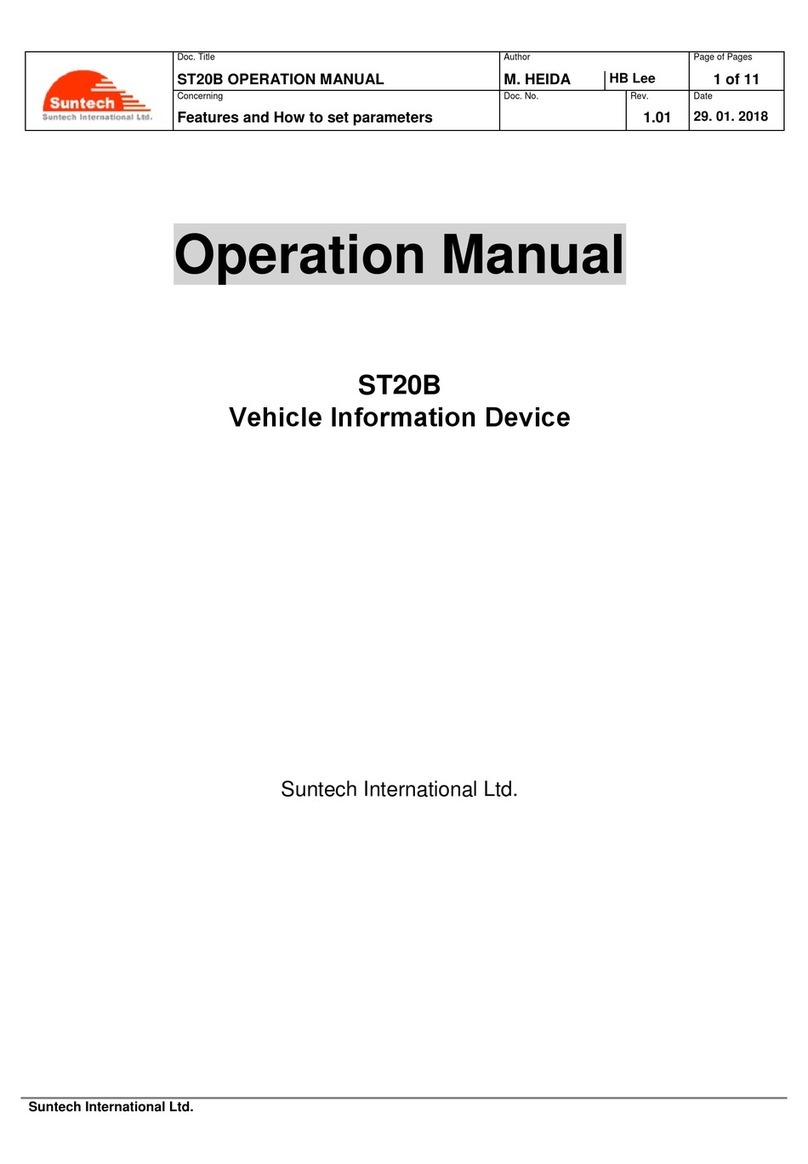 Sun-Tech ST20B Operation manual