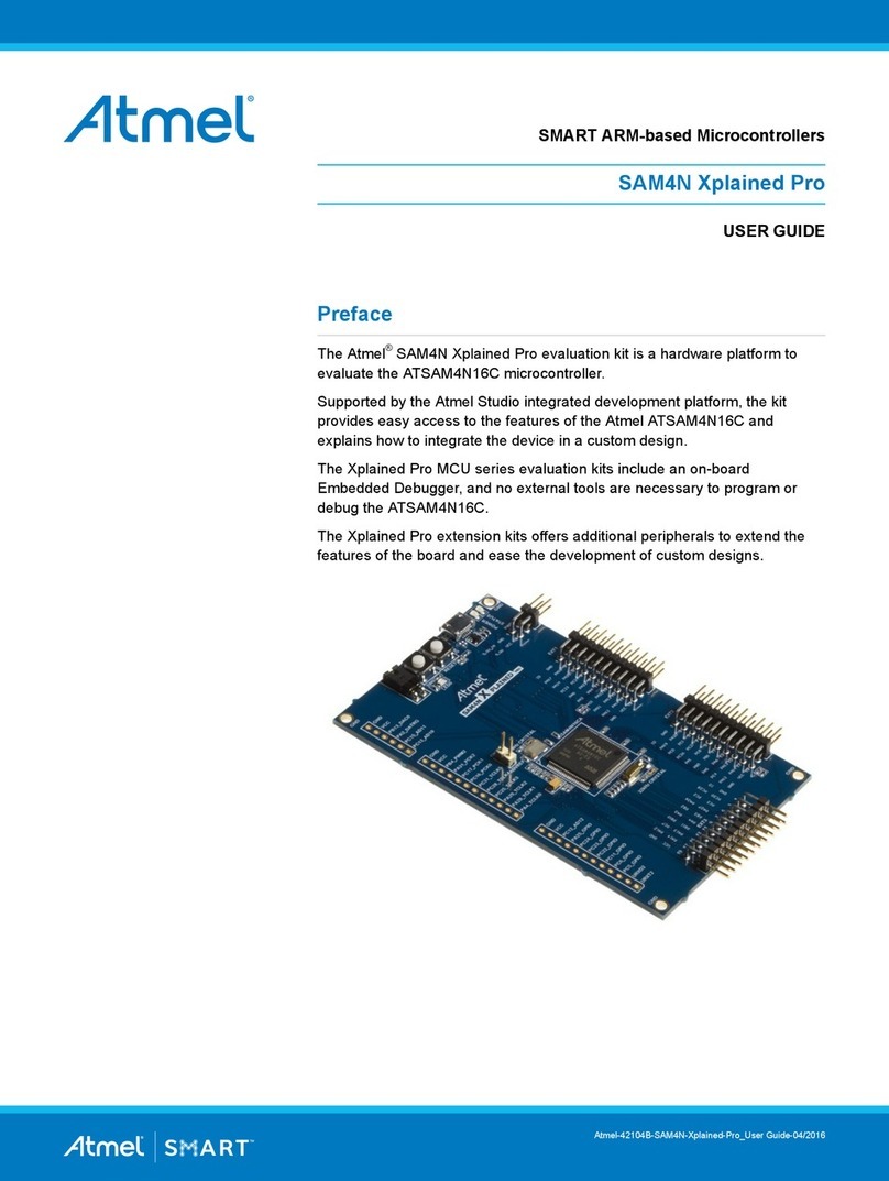 Atmel SAM4N Xplained Pro User manual Atmel SAM4N Xplained Pro User manual
