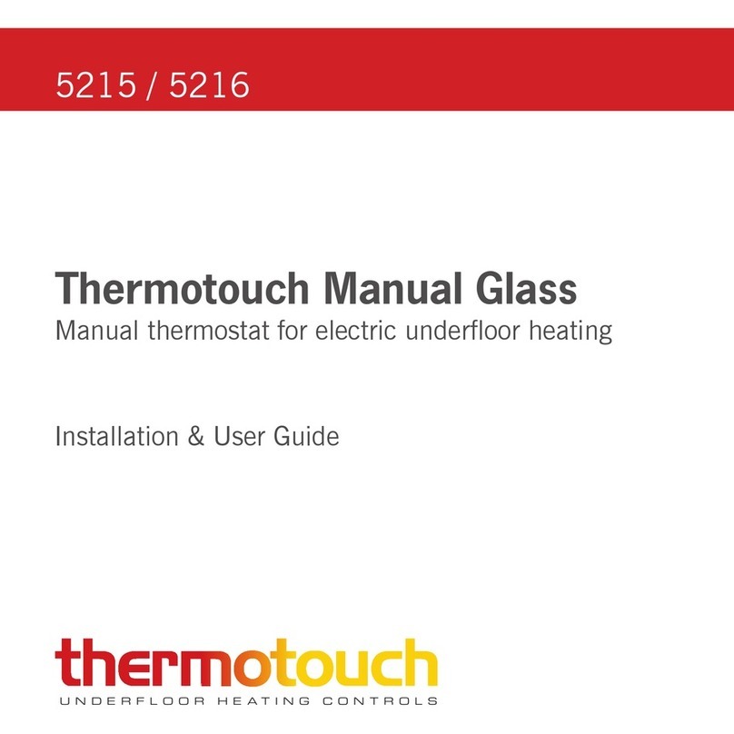 thermotouch 5215 Installation & user guide
