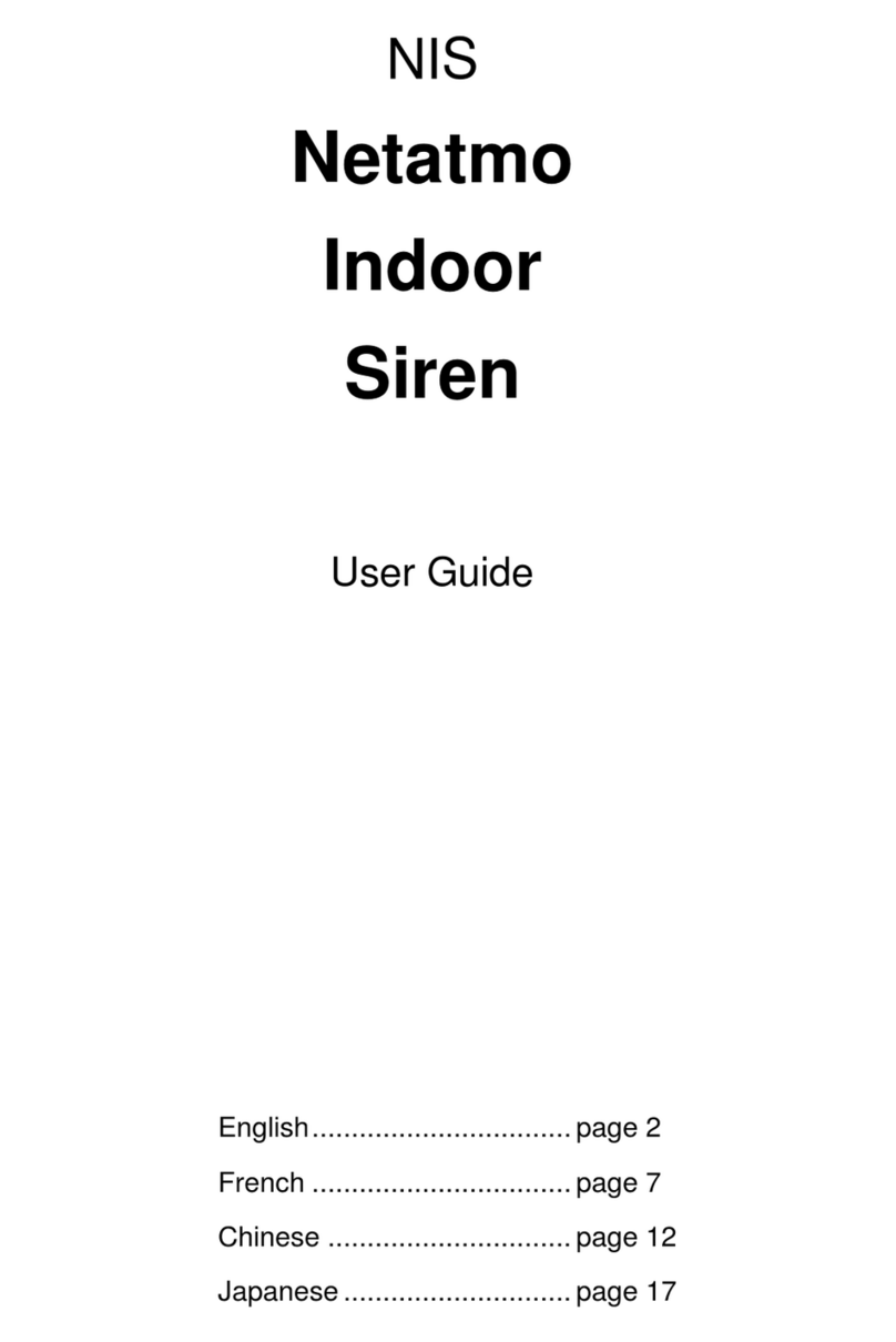 Netatmo Smart Indoor Siren user guide