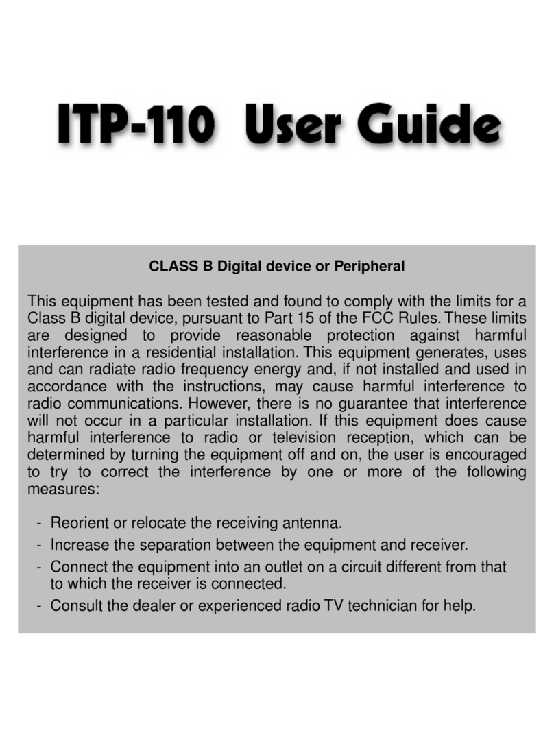 Samsung ITP-110 user guide