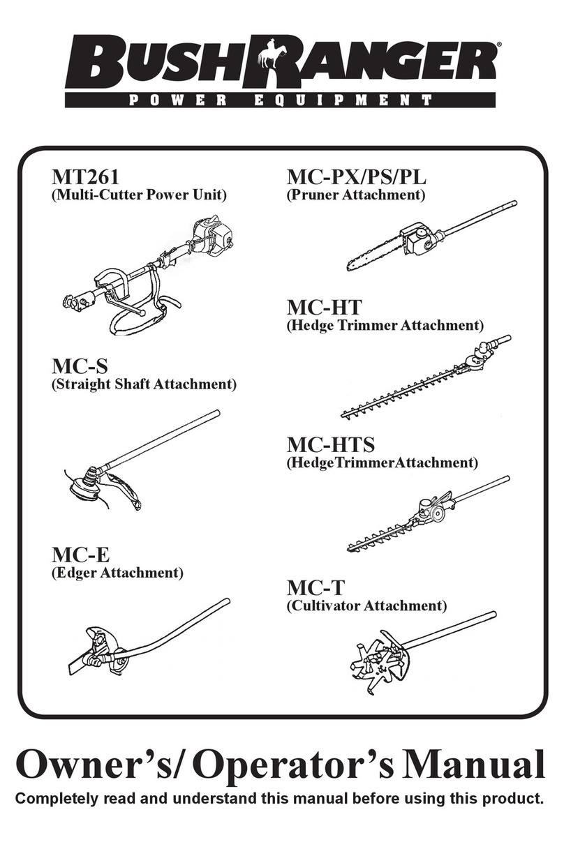 Bushranger MT261 Owner's/operator's manual
