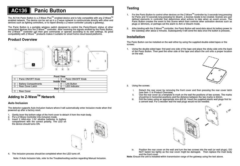 EVERSPRING AC136 manual
