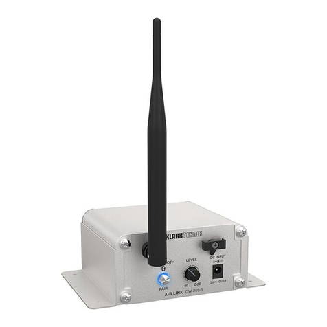 Klark Teknik AIR LINK DW 20BR Getting started