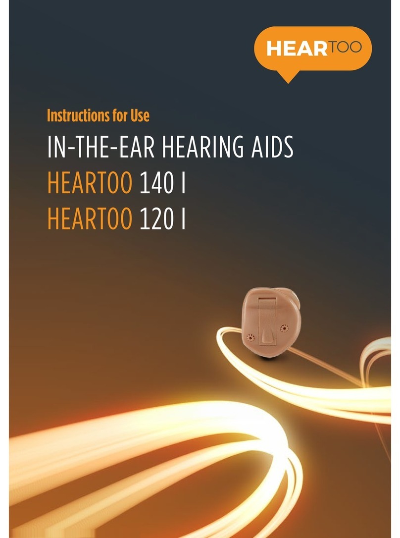 Bernafon HEARTOO 120 I User manual