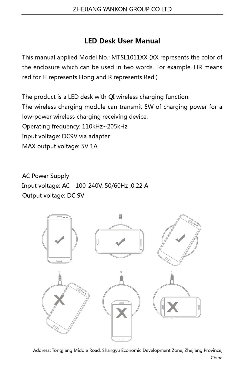 YANKON MTSL1011 series user manual YANKON MTSL1011 series user manual