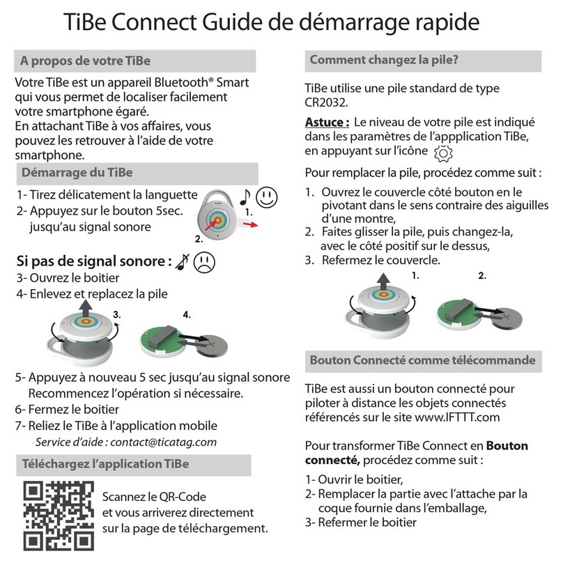 TICATAG Tibe Connect Operator's manual