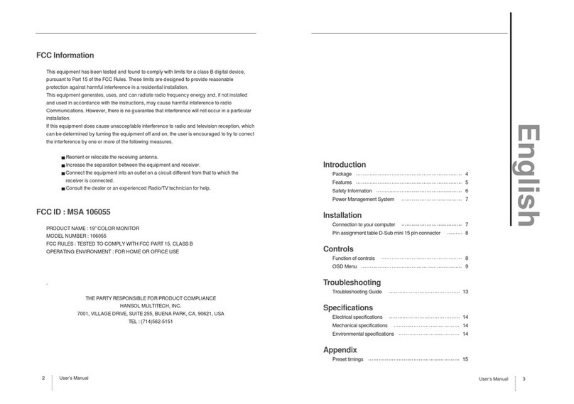 BELINEA 106055 User manual