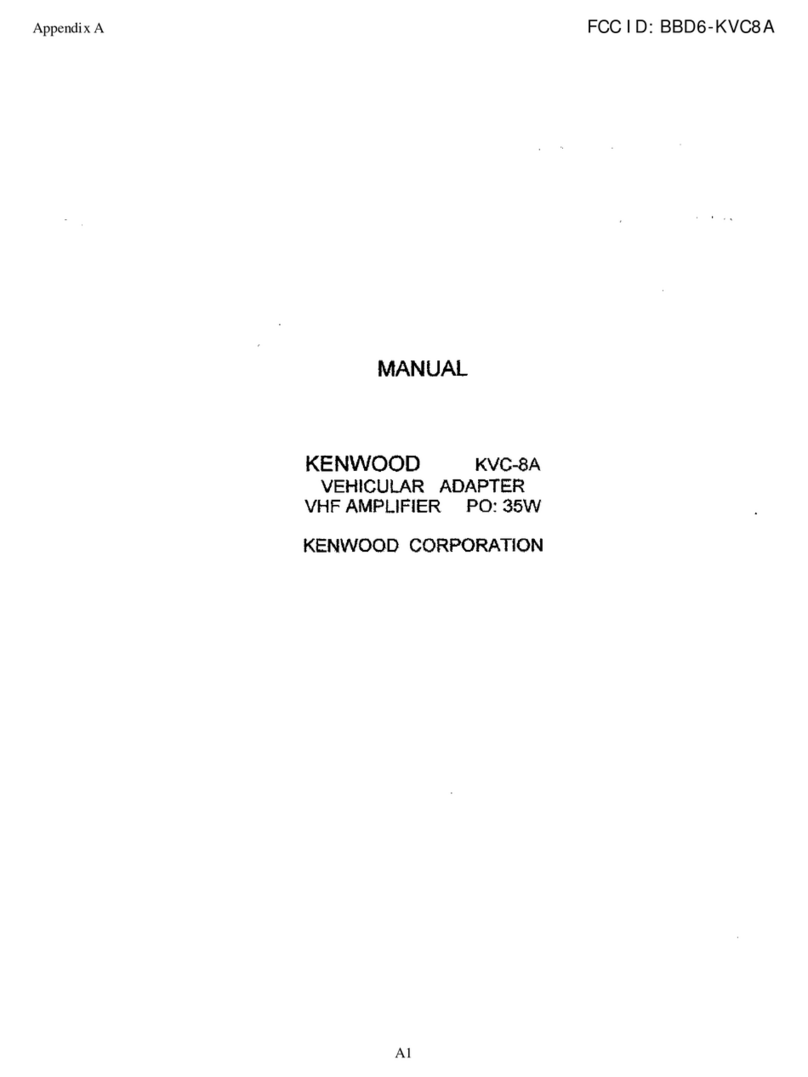 Kenwood KVC-8A manual