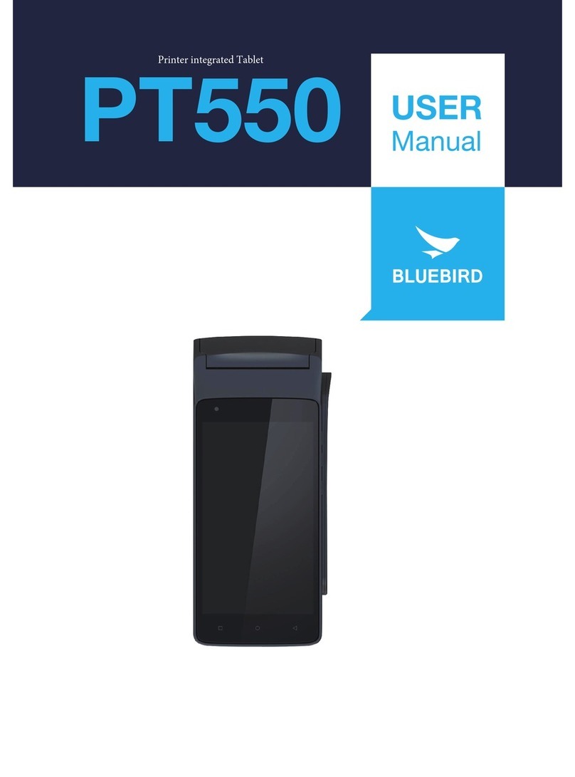 Bluebird PT550 User manual Bluebird PT550 User manual