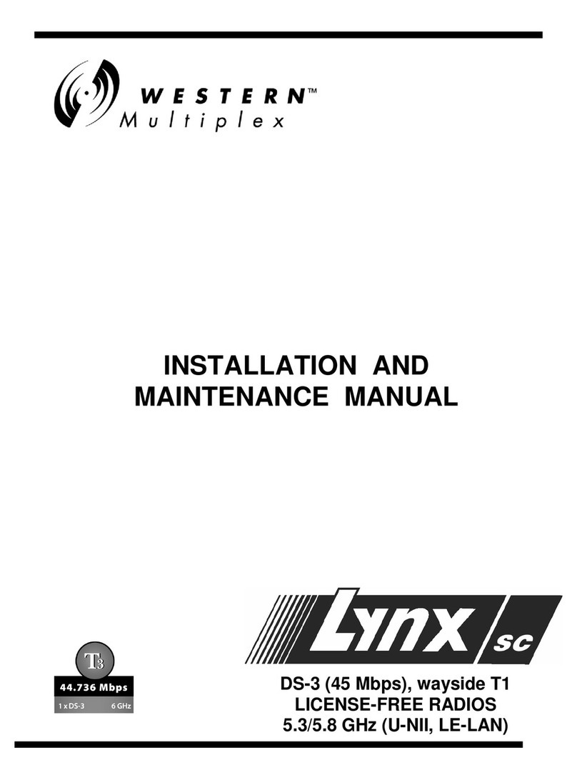 Western multiplex Lynx SC DS-3 Manual