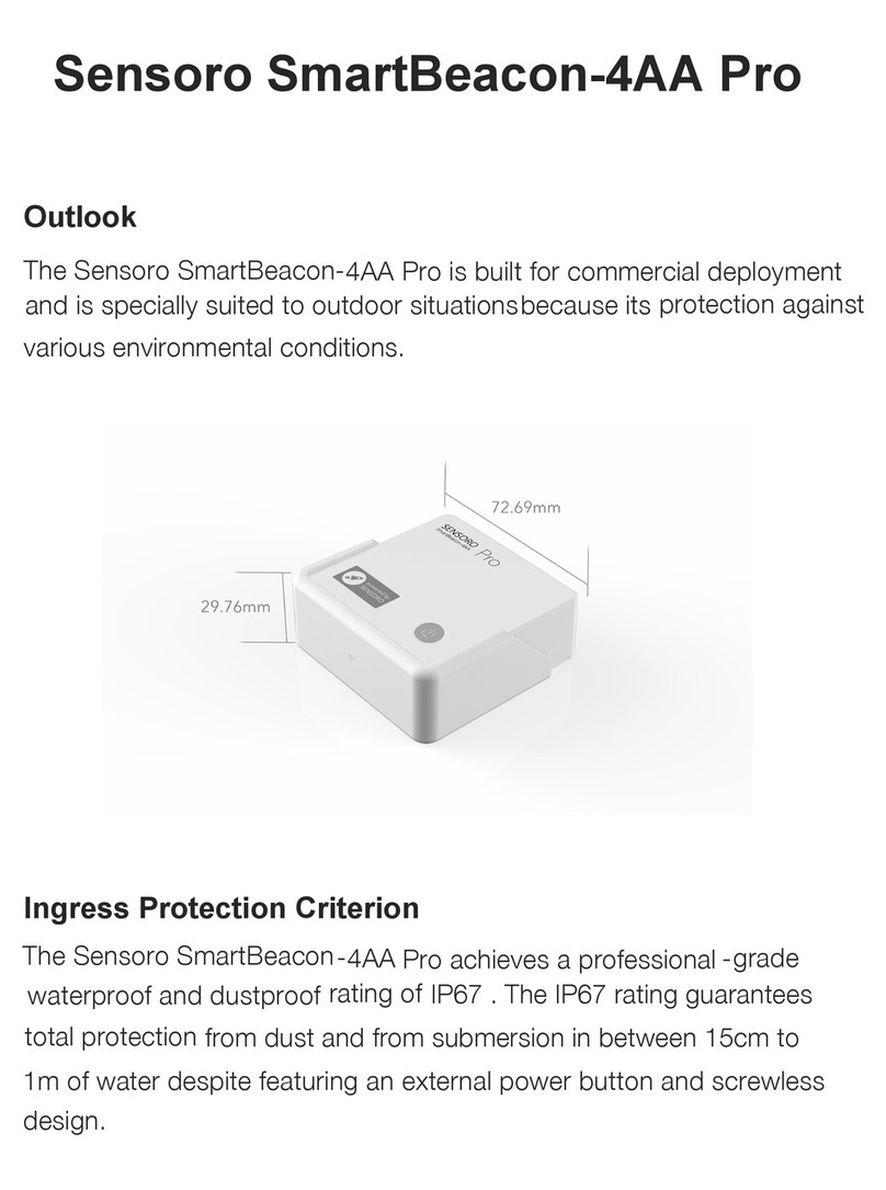 SENSORO SmartBeacon-4AA Pro manual