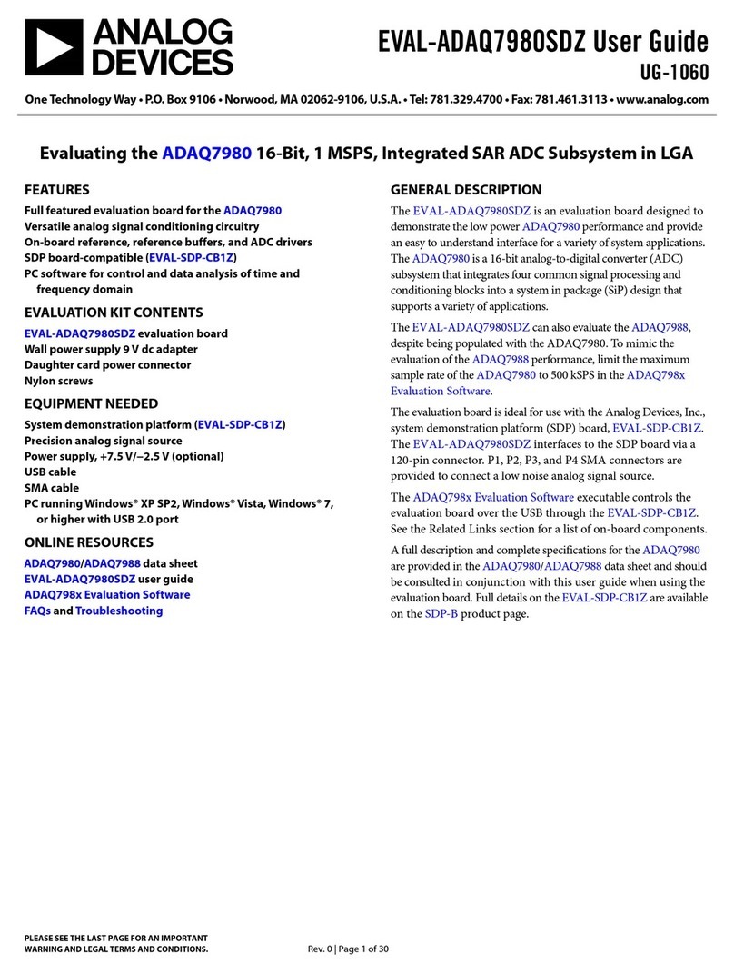 Analog Devices EVAL-ADAQ7980SDZ user guide