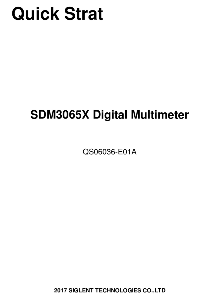 SIGLENT SDM3065X User manual