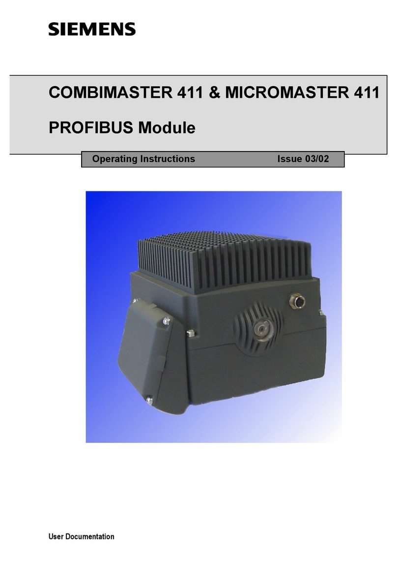 Siemens COMBIMASTER 411 User manual