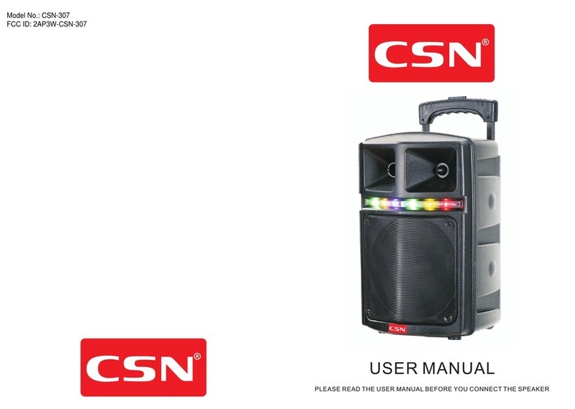 CSN CSN-307 user manual