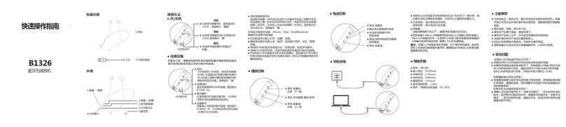 Dongguan Sen Dong Lv Electronics B1326 user manual