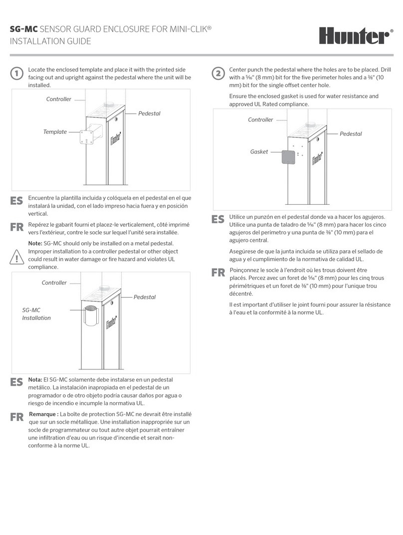 Hunter SG-MC installation guide