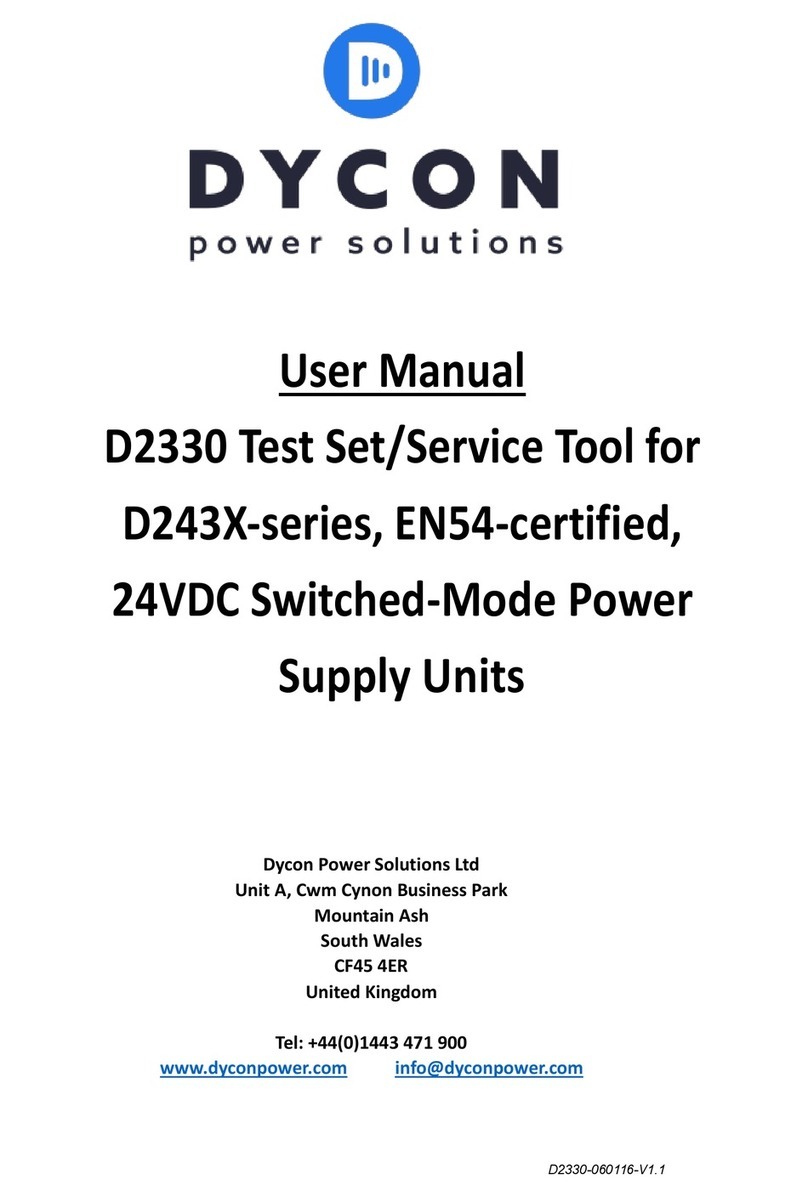 Dycon D2330 user manual