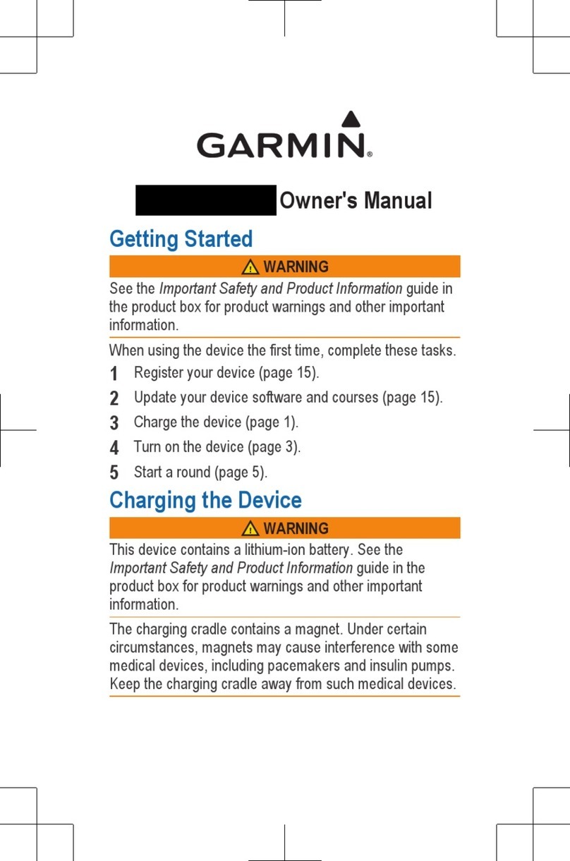 Garmin F4AGGB00 owner's manual