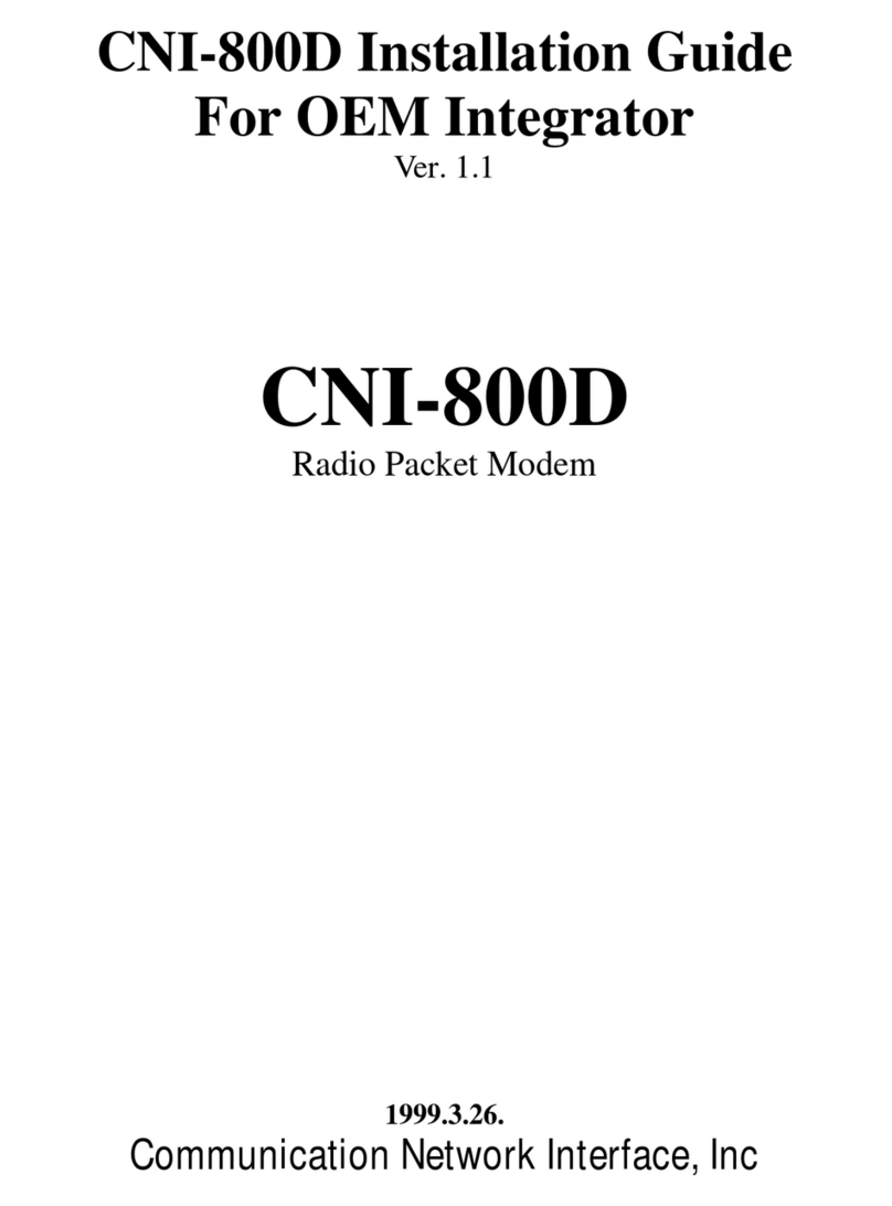 CNI CNI-800D User manual