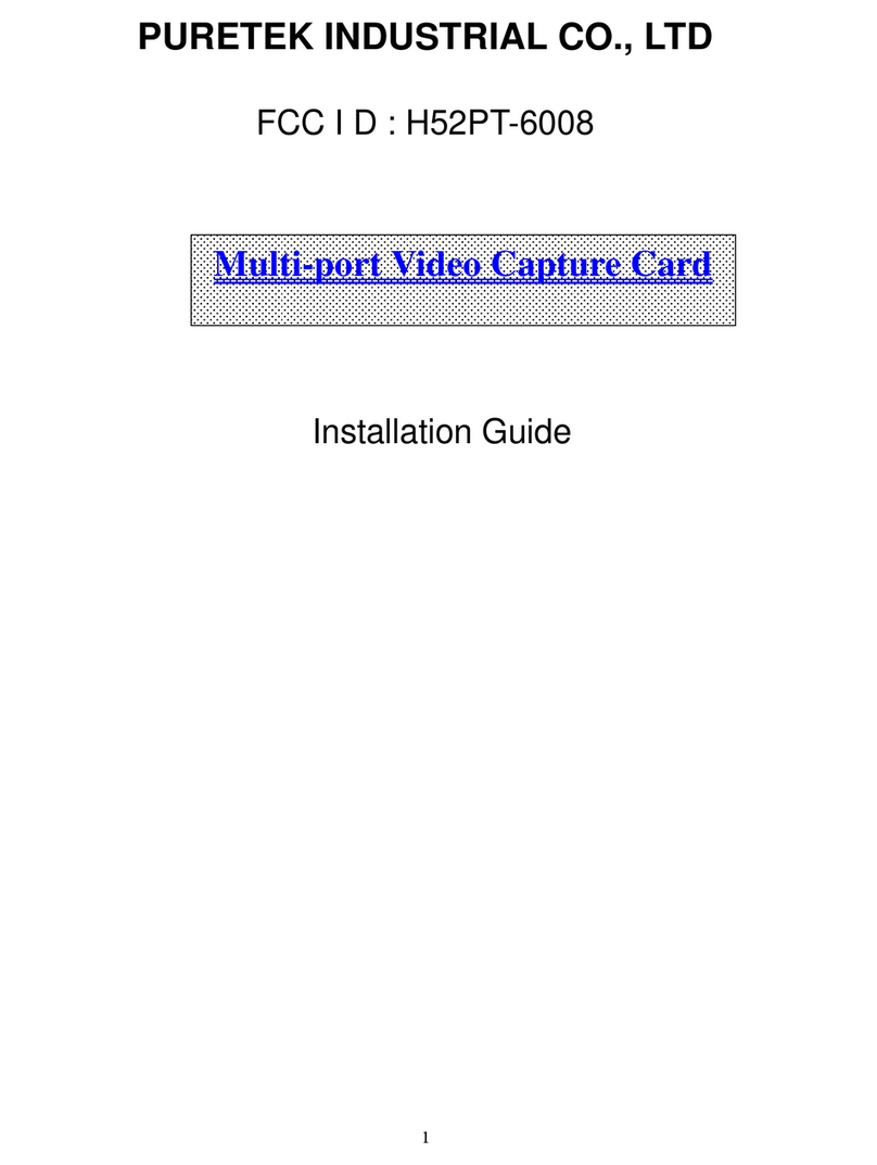 Puretek PT-6008 installation guide