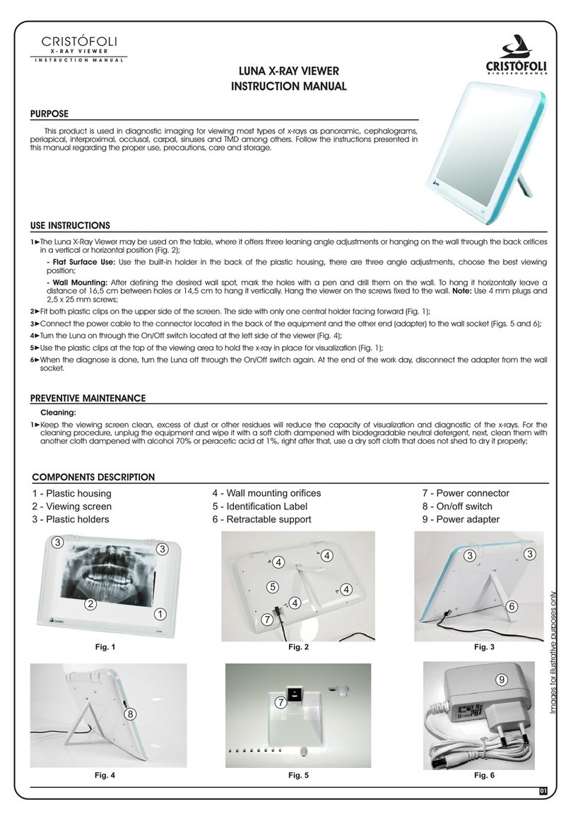 Cristofoli LUNA instruction manual
