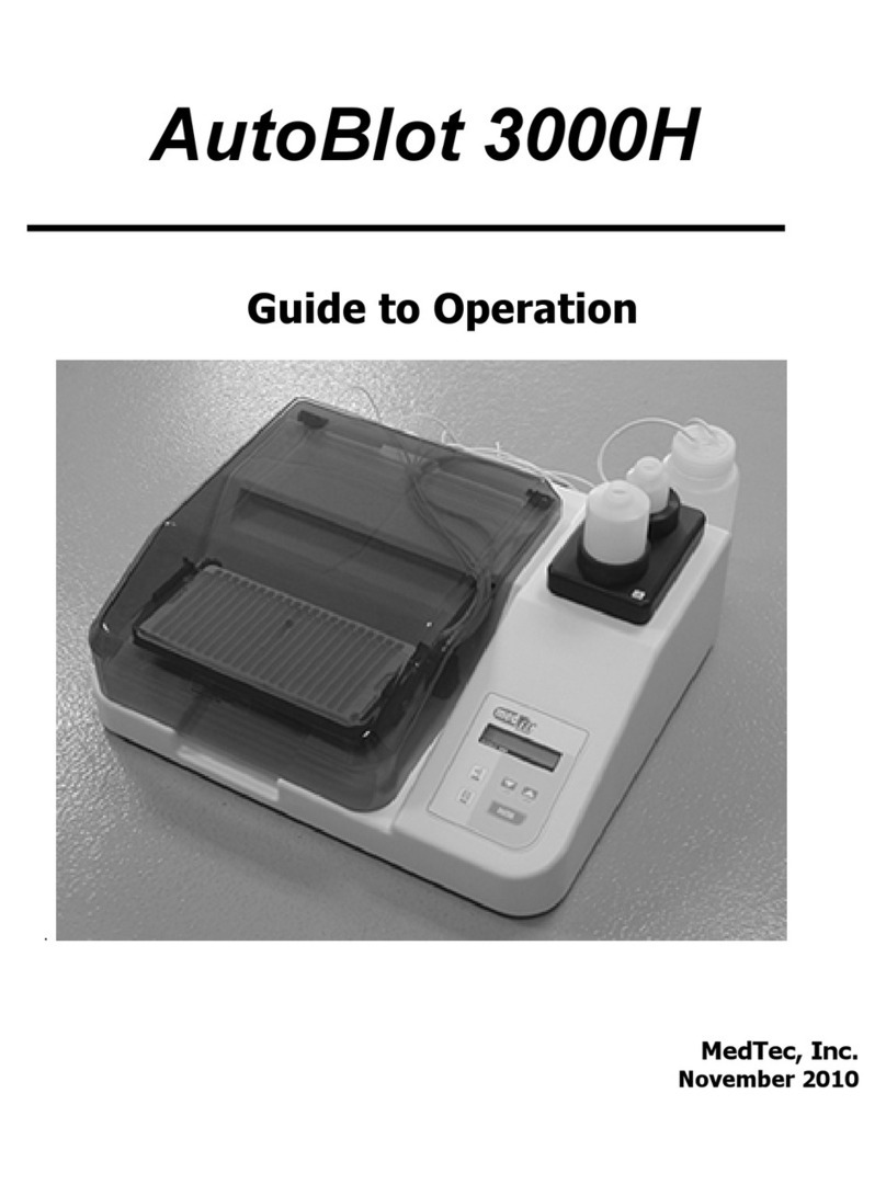 MedTec AutoBlot 3000H Guide to operations