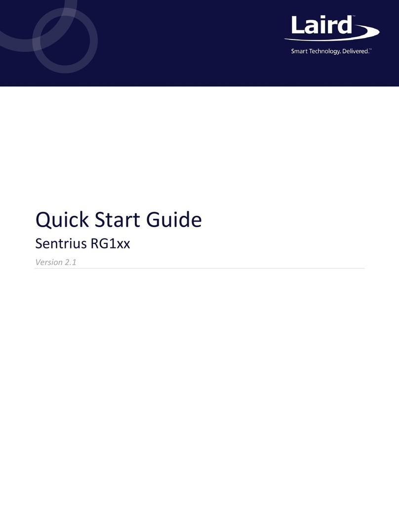 Laird Sentrius RG1 Series quick start guide