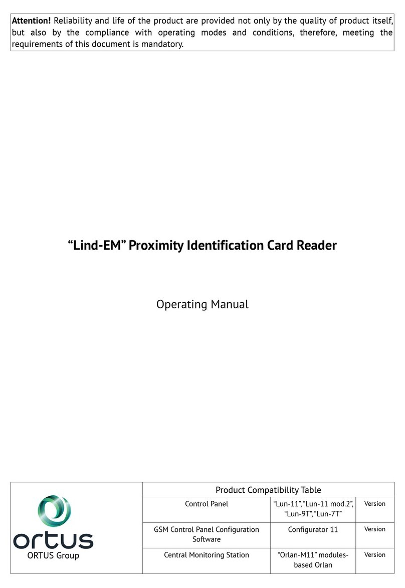 Ortus Lind-EM operating manual