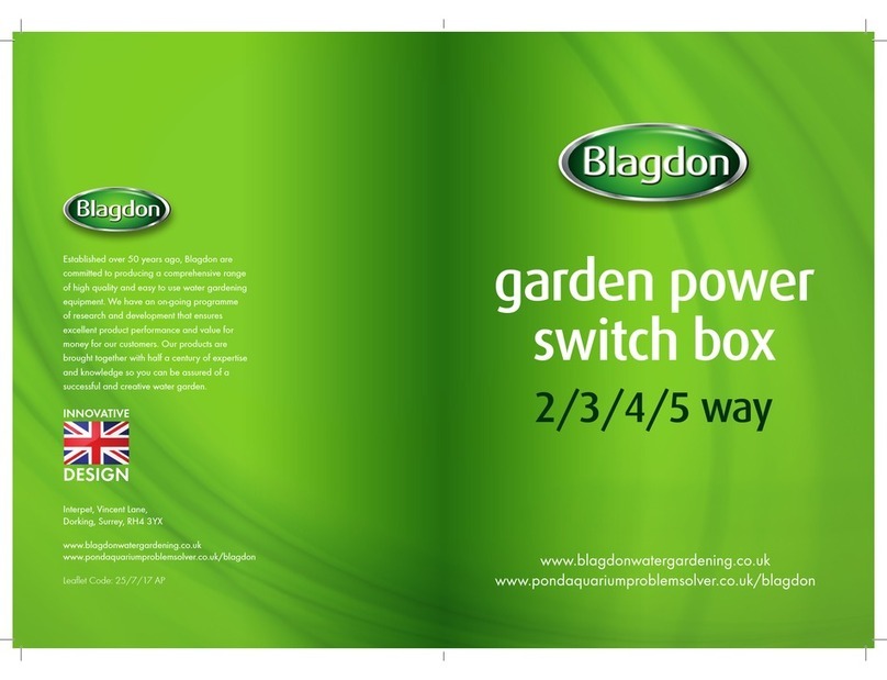 Blagdon Powersafe Switch box 2 Way manual