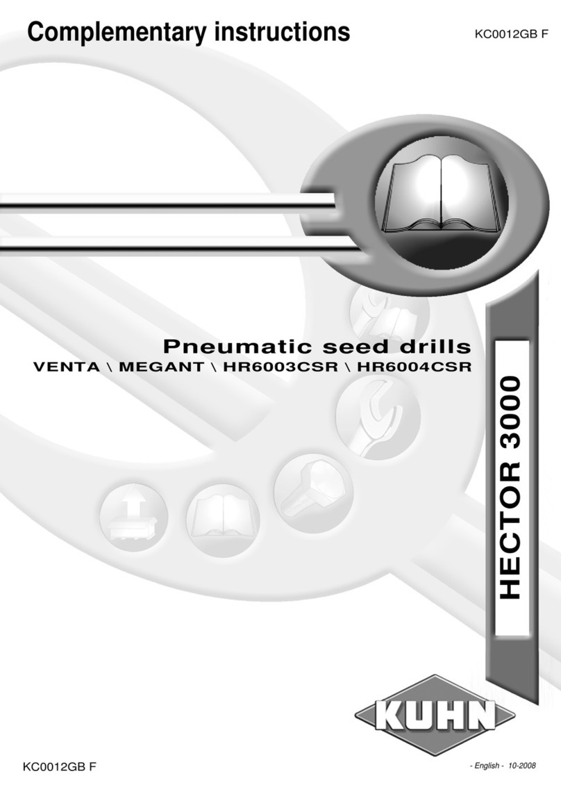 KUHN Hector 3000 Complementary instructions