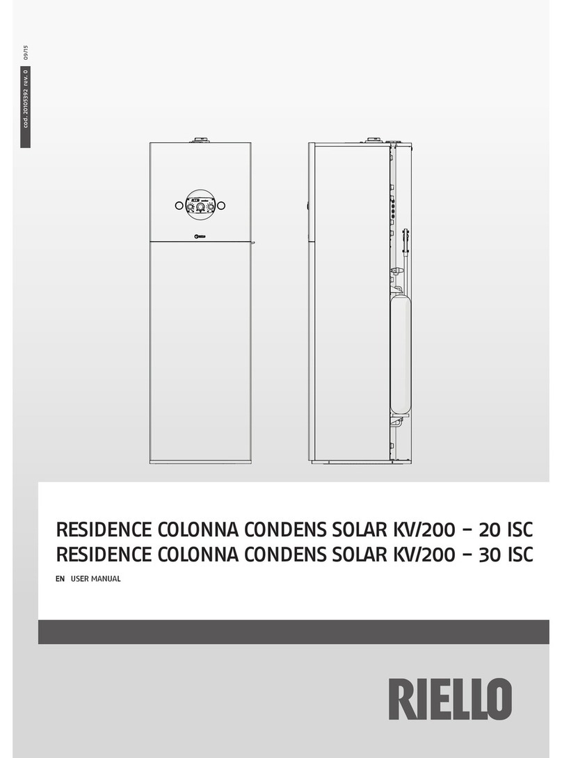 Riello ALUDOMUS SOLAR KV/200 20 ISC SOLAR User manual