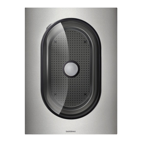 Gaggenau VK 414 instruction manual