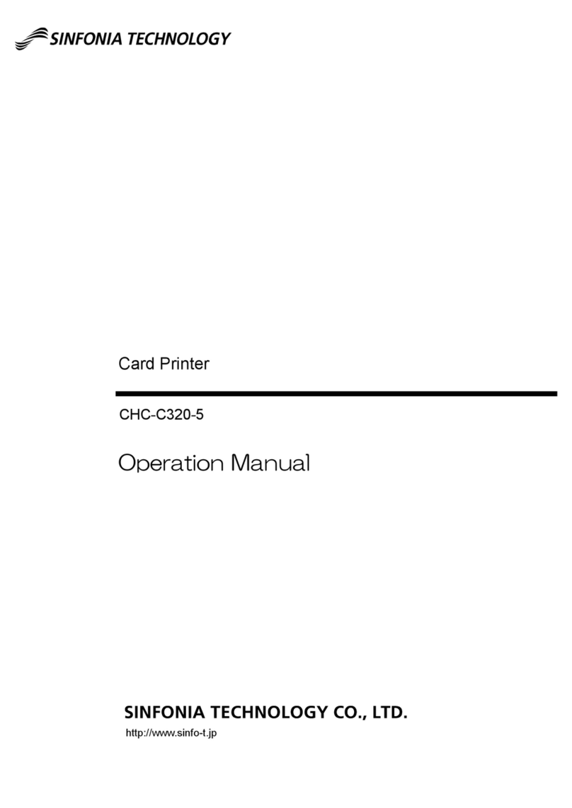 Sinfonia Technology CHC-C320-5 Operation manual