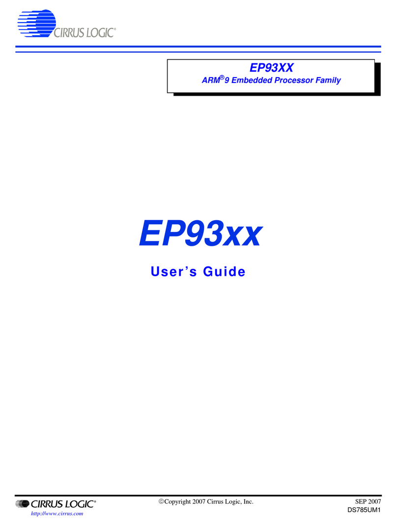 Cirrus Logic EP93 Series User manual