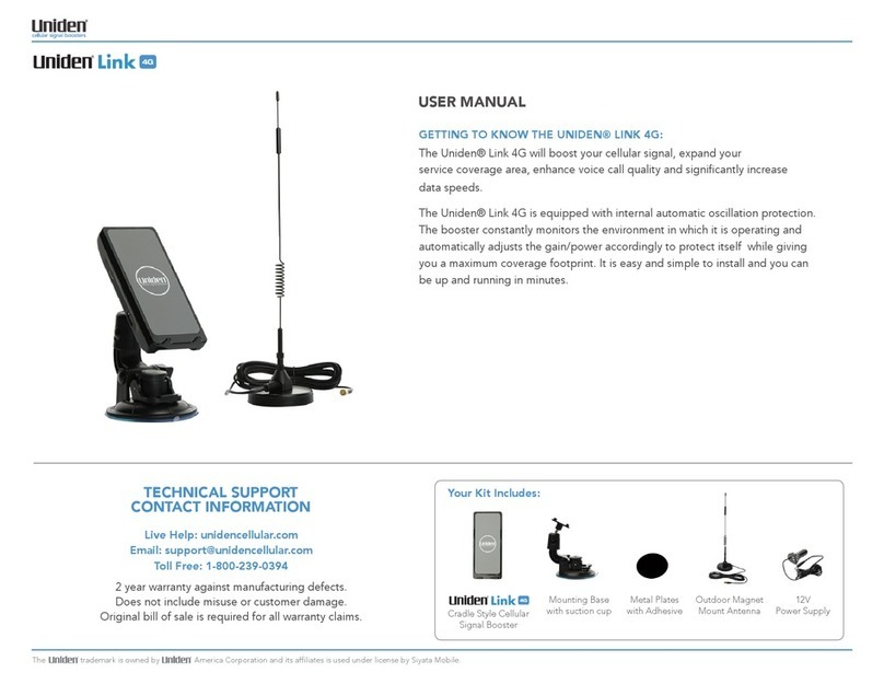 Uniden Link 4G user manual